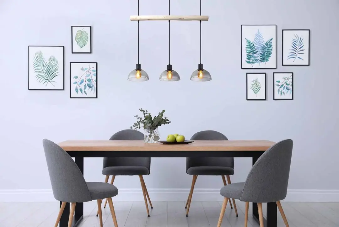 Globo Lindi Hanglamp - 3 Lichtpunten - Ø20cm - Zwart