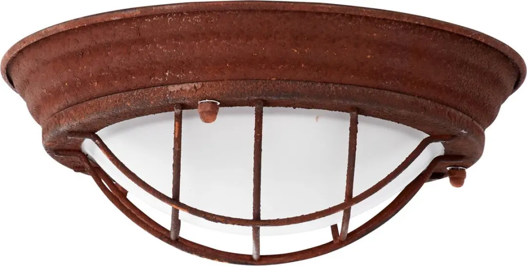 Brilliant Typhoon Plafondlamp - 2 Lichtpunten 34cm - Roest/Zwart - afbeelding 6 van 6