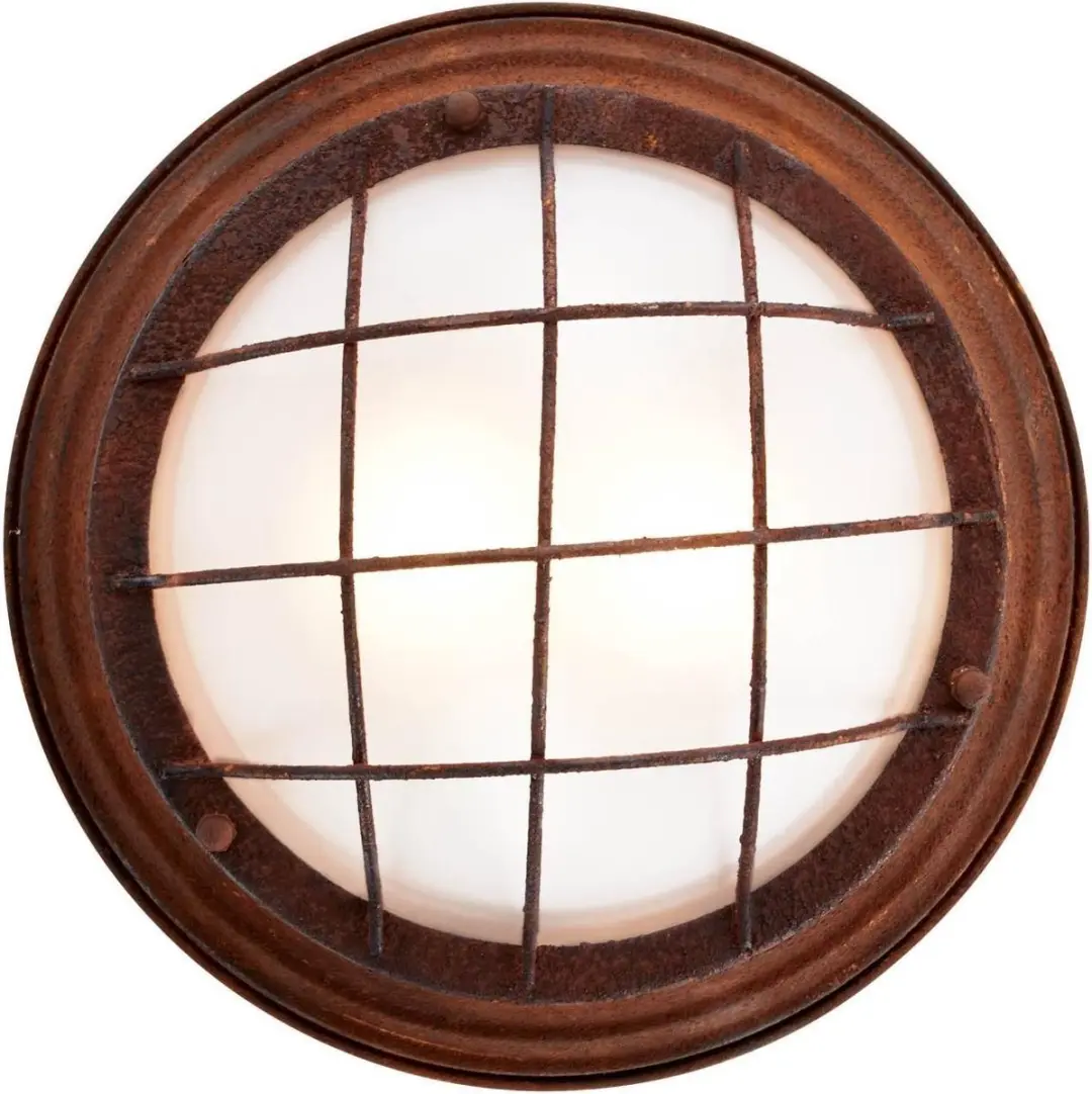 Brilliant Typhoon Plafondlamp - 2 Lichtpunten 34cm - Roest/Zwart