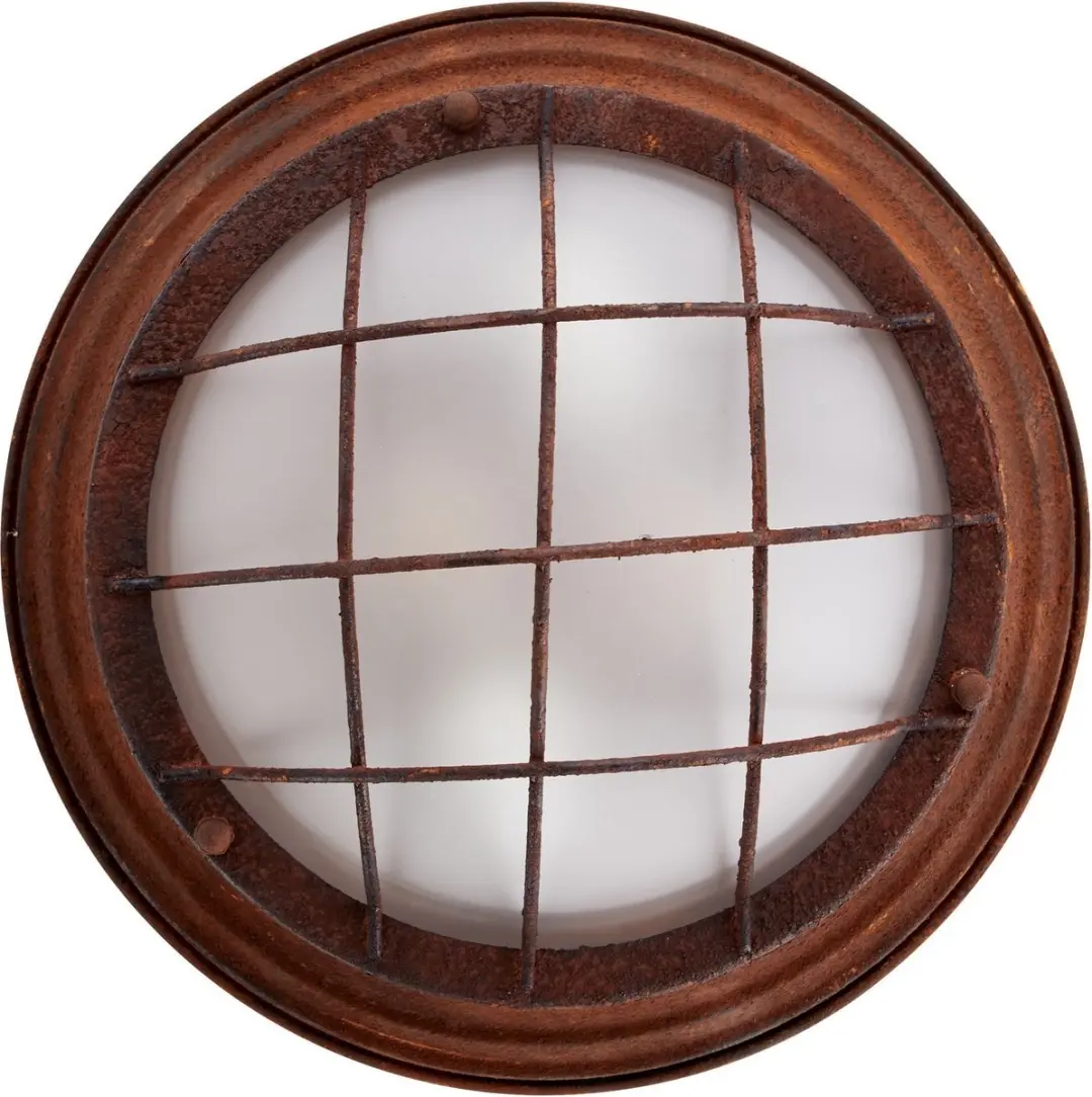 Brilliant Typhoon Plafondlamp - 2 Lichtpunten 34cm - Roest/Zwart