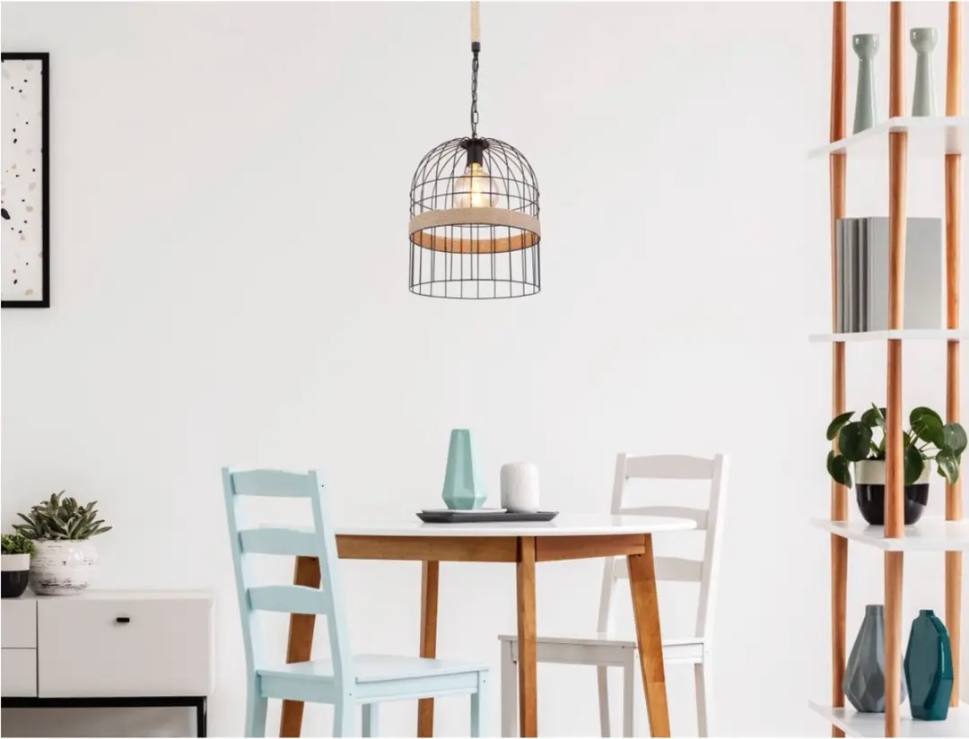 Globo Halia Hanglamp 35cm - 1 Lichtpunt - Zwart