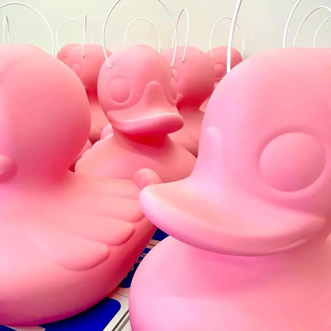 Goodnight Light The DUCK-DUCK Small Lamp - Roze