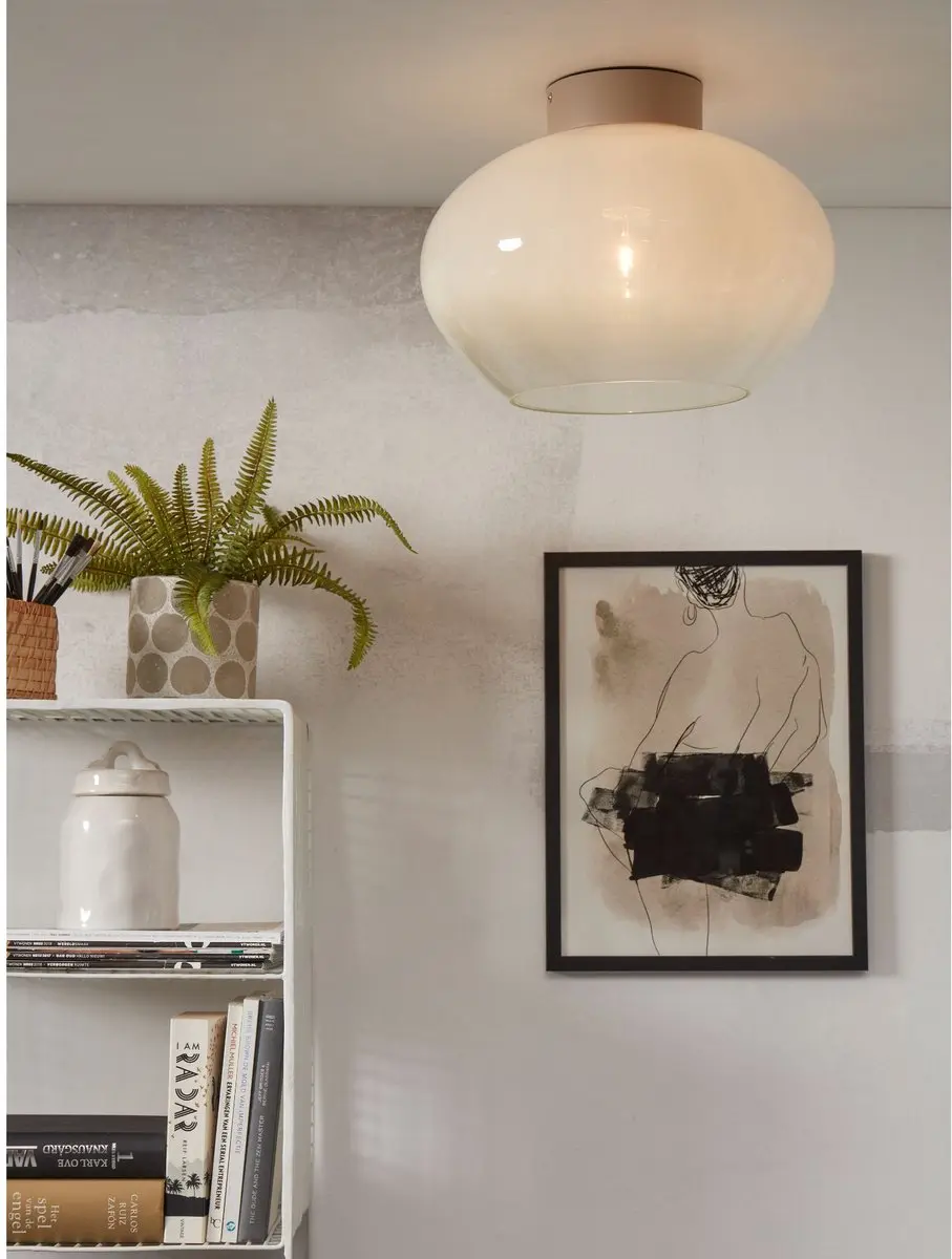 it's about RoMi Bologna Plafondlamp 60W - Wit