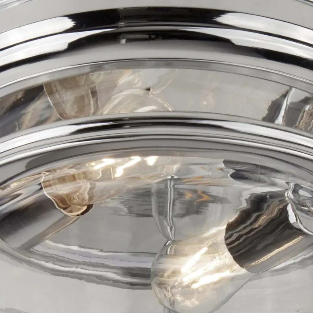 Searchlight Edinburgh Badkamer Plafondlamp 2x40W - Chroom