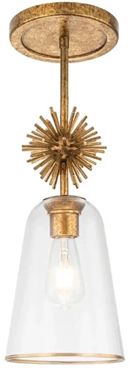 Elstead Lighting LED Hanglamp Staring - 1x E27 40W - Goud