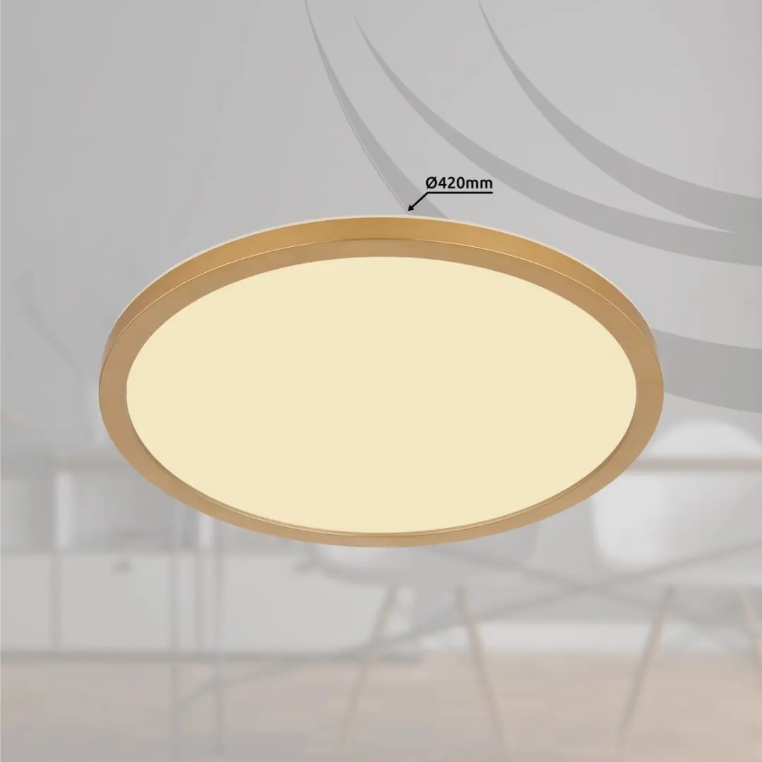 Globo Sapana Plafondlamp Ø42cm - Messing - LED