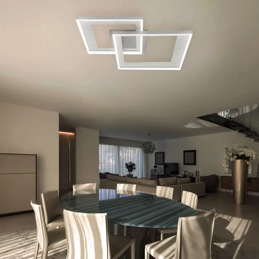 Briloner LED Plafondlamp 25W 3300lm - Zilver