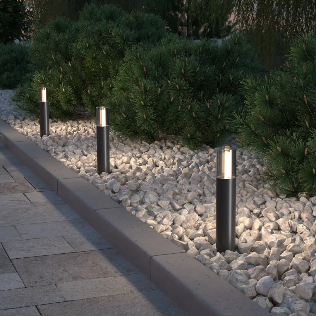 Maytoni Outdoor Glide Landschapsverlichting - Grafiet Ø4cm