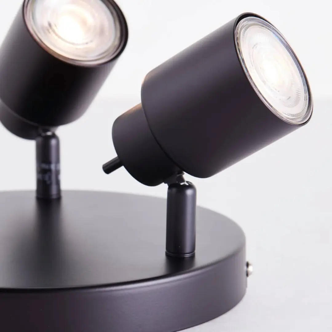 Brilliant Andres 3-lichts Plafondspot G74534/76 - Zwart
