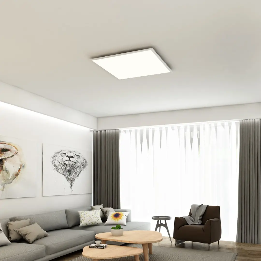 Briloner Simple LED Plafondlamp 38W - 59,5cm Wit