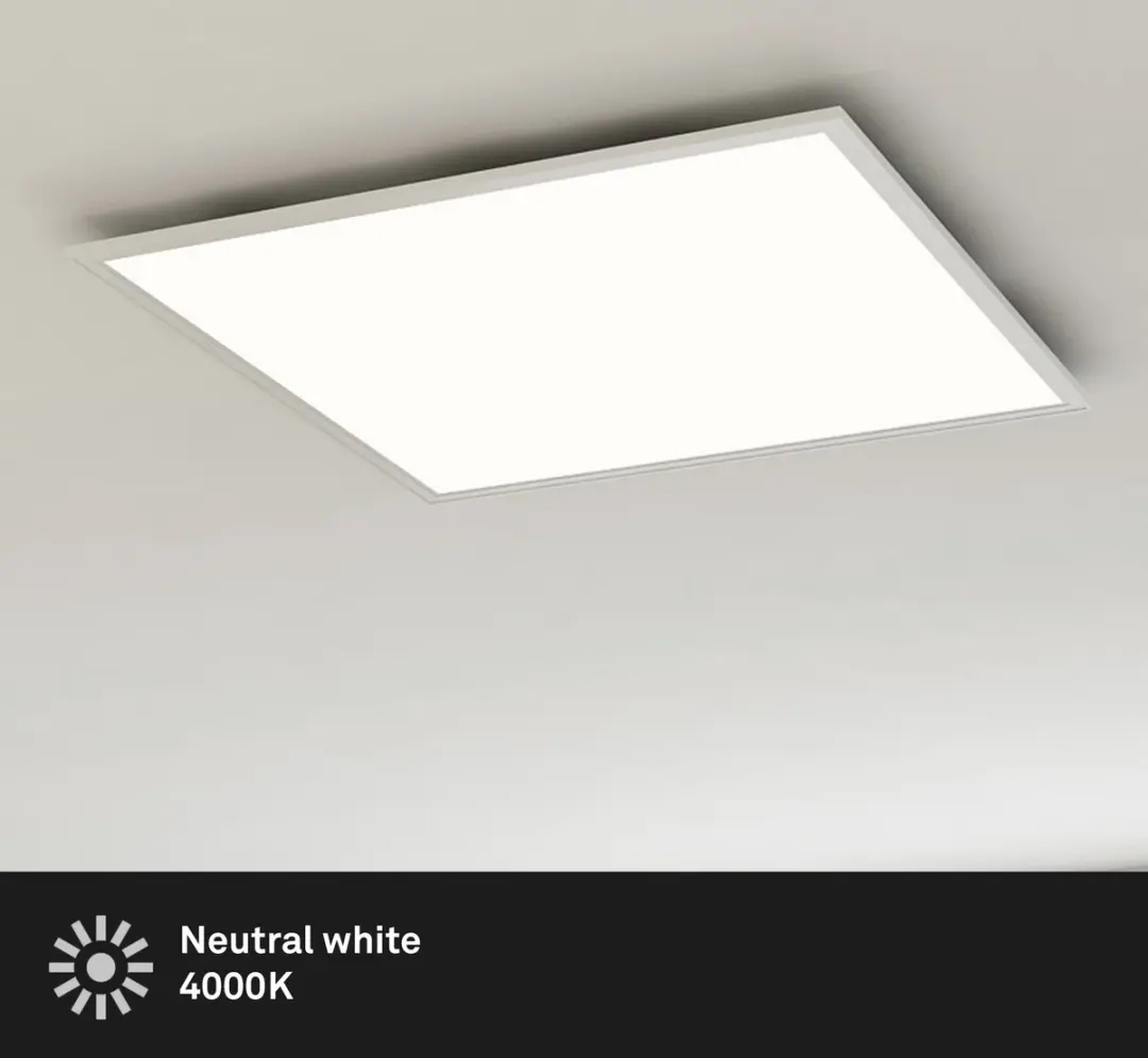 Briloner Simple LED Plafondlamp 38W - 59,5cm Wit