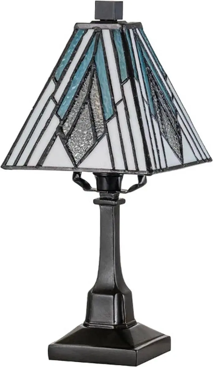 Elstead Tiffany LED Tafellamp Alderley - Dimbaar 40W - Vintage Bronze