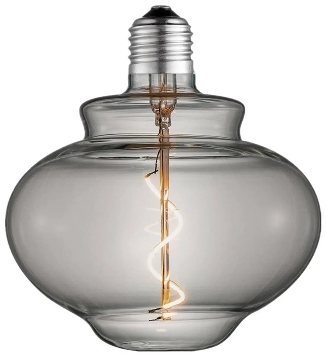 Lucande E27 LED-lamp Rookgrijs - 4W Warm Wit - afbeelding 6 van 6