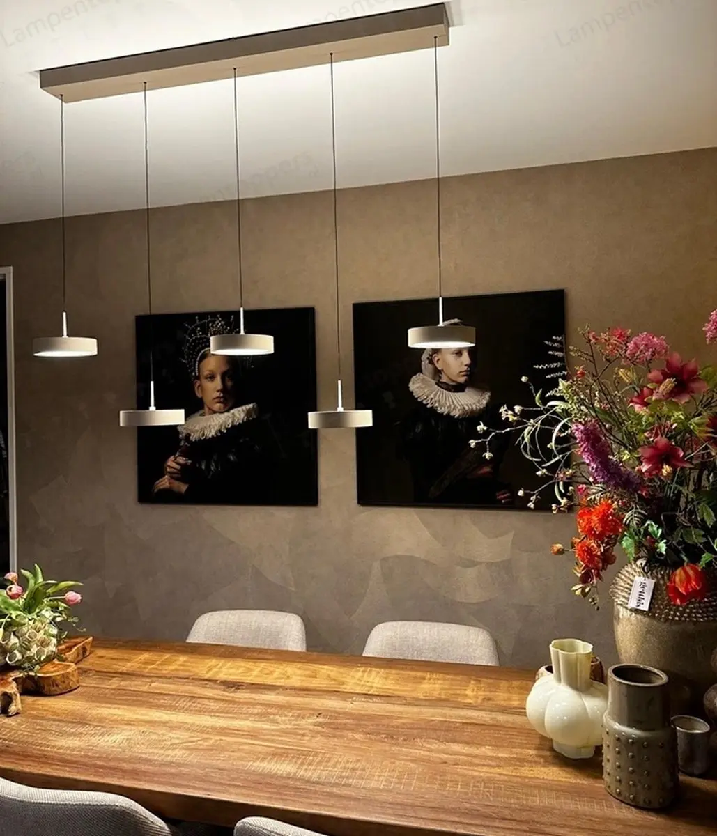 Freelight Alieno 5 Hanglamp 120cm Beige