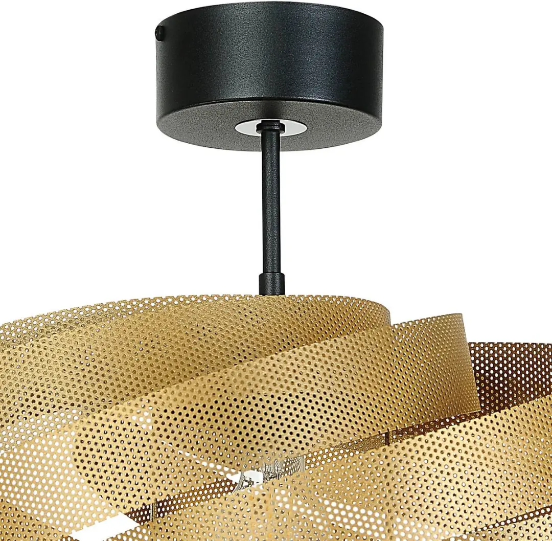 Euluna Plafondlamp Metaal 1 Licht - Ø50cm - Goud