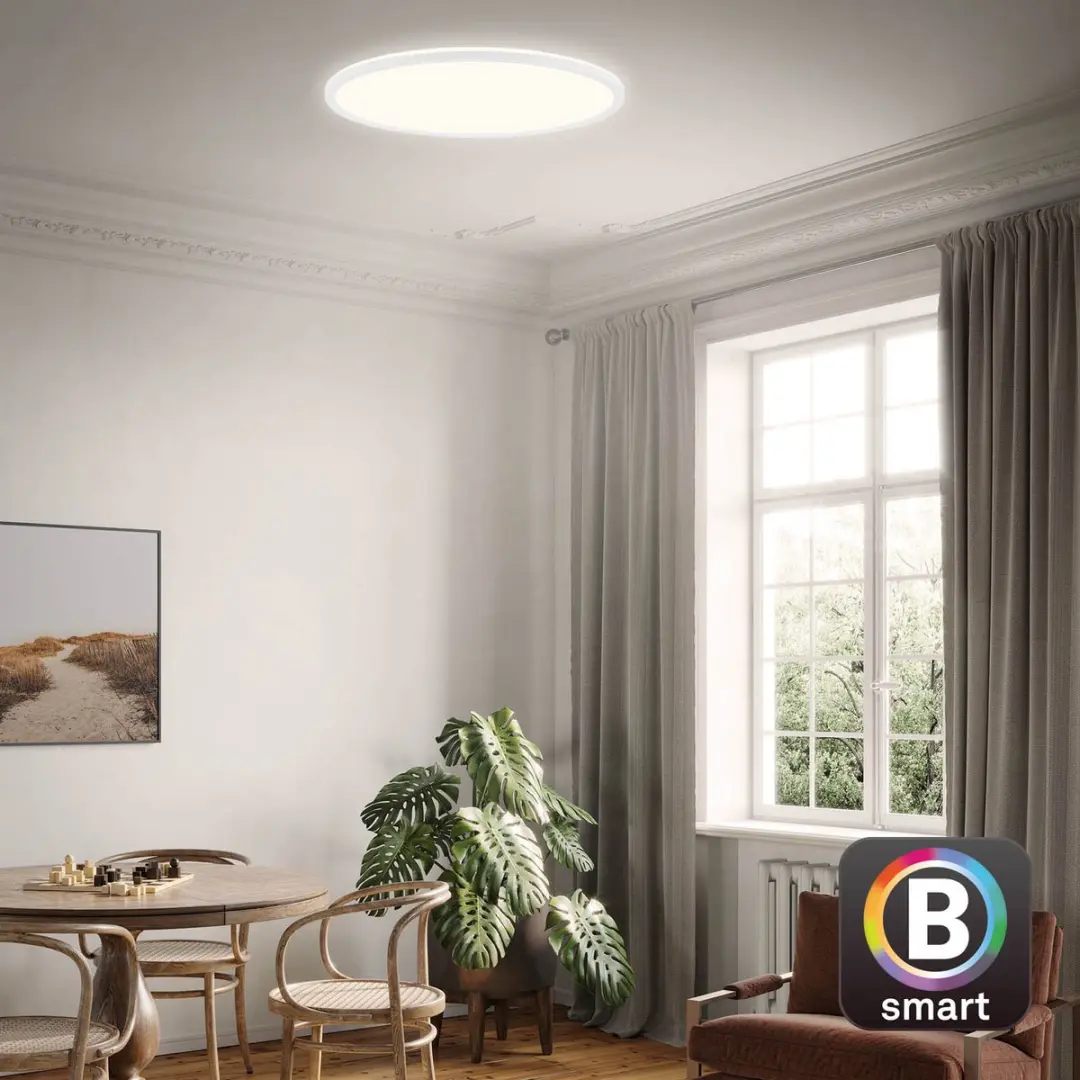 Briloner SLIM LED Paneel 22W 3000lm - Ø42cm Wit