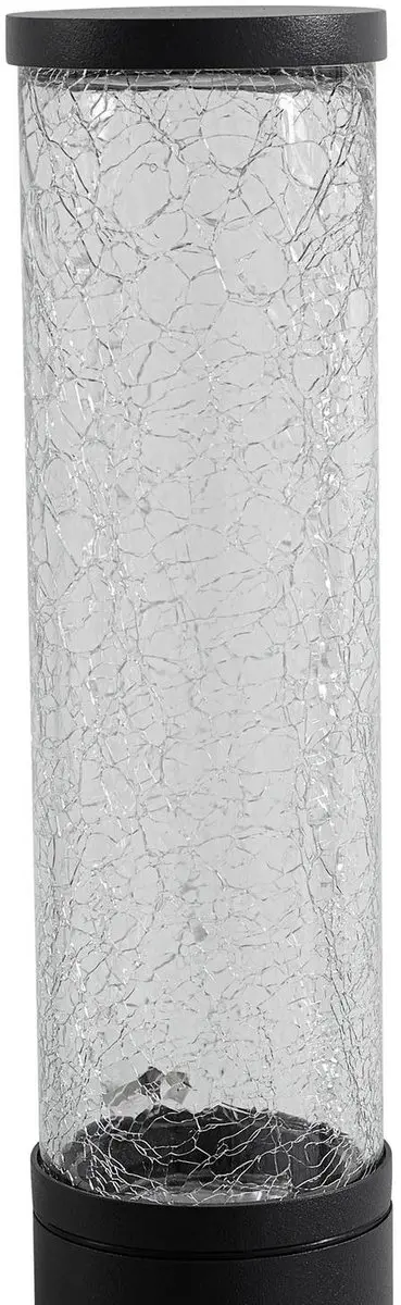 Lindby Wandlamp Buiten 1 Licht GU10 - 45cm - Zwart/Transparant