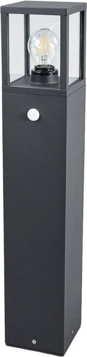 Lucande Padverlichting Zuillamp - 15W - H65cm - Antraciet