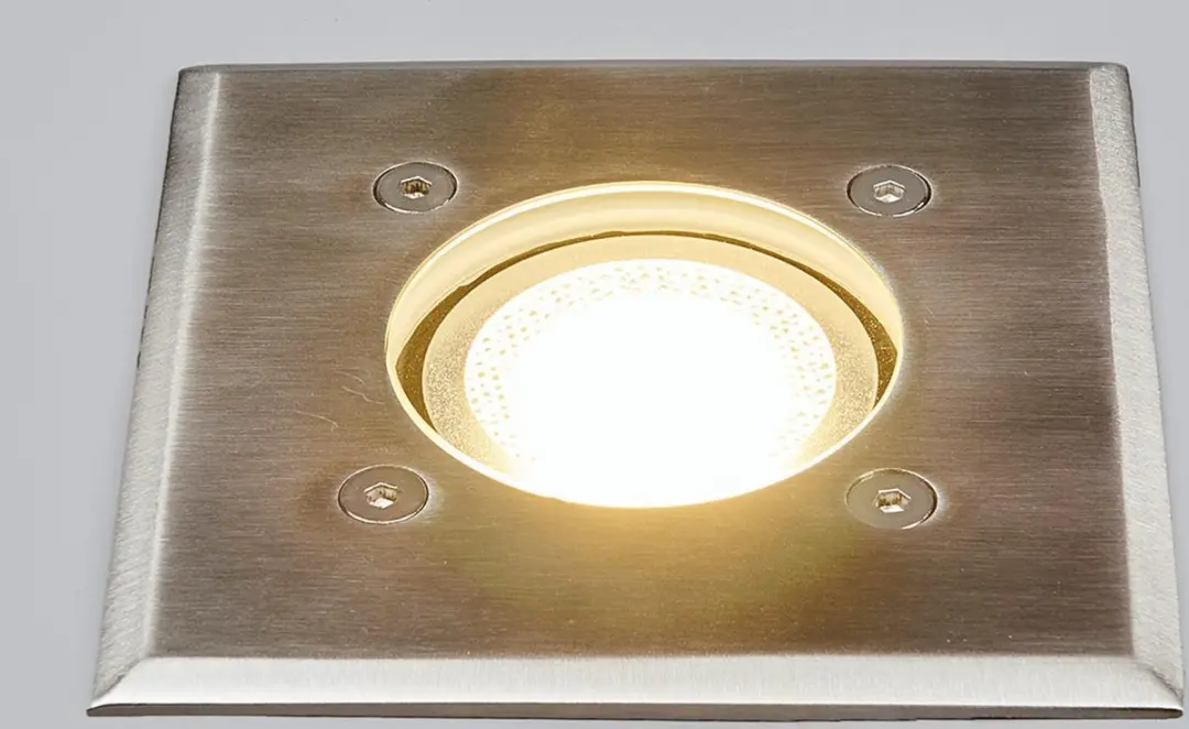 Lindby Grondspot Inbouwlamp GU10 35W - Roestvrij staal - afbeelding 6 van 6