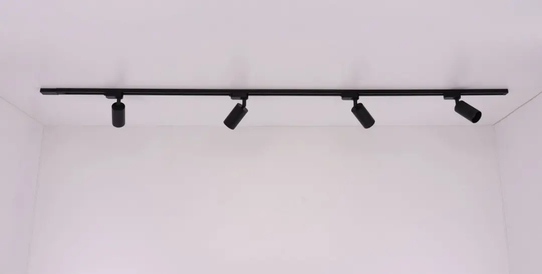 Searchlight Railverlichting Luxe 4xGU10 - 2m - Mat Zwart