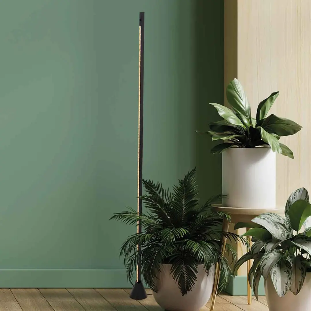 Steinhauer Luzhaz 4133ZW Vloerlamp - Zwart - 24W