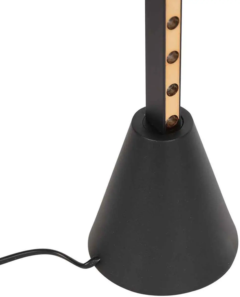 Steinhauer Luzhaz 4133ZW Vloerlamp - Zwart - 24W