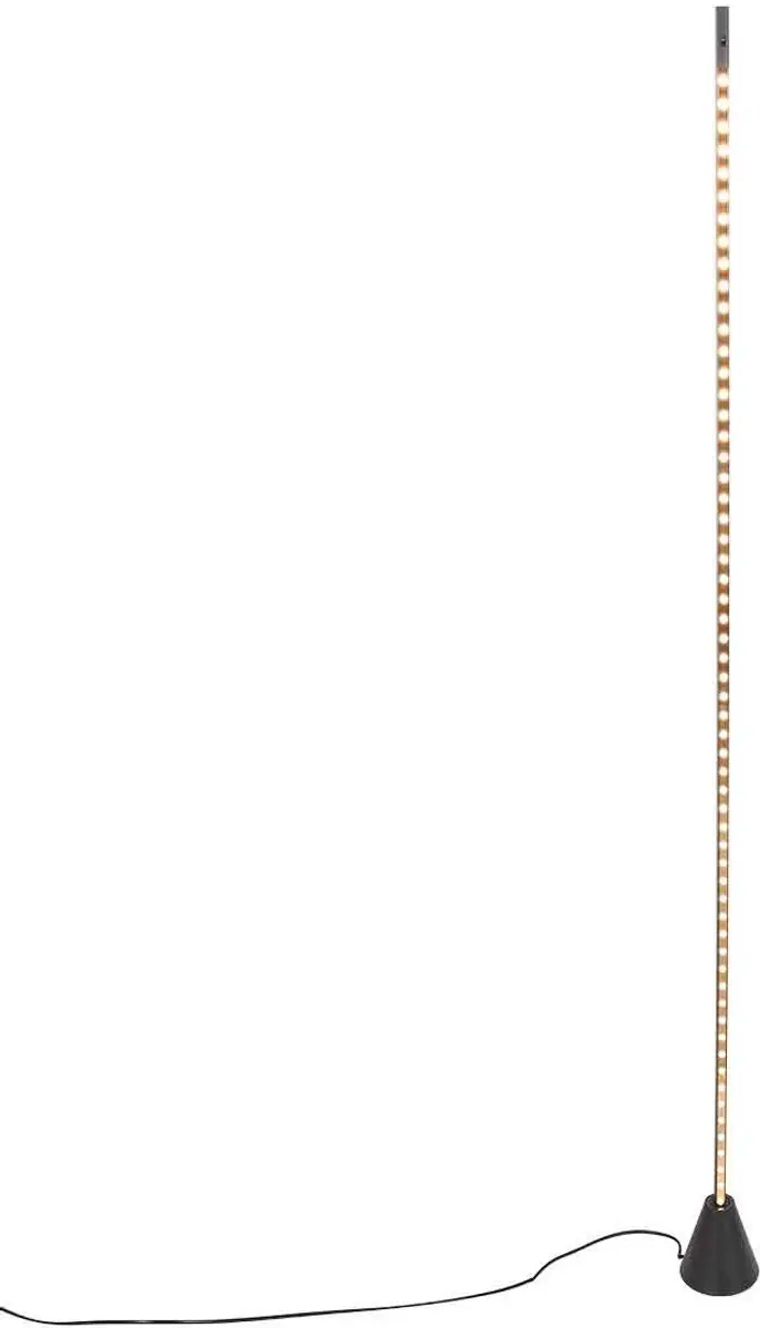 Steinhauer Luzhaz 4133ZW Vloerlamp - Zwart - 24W