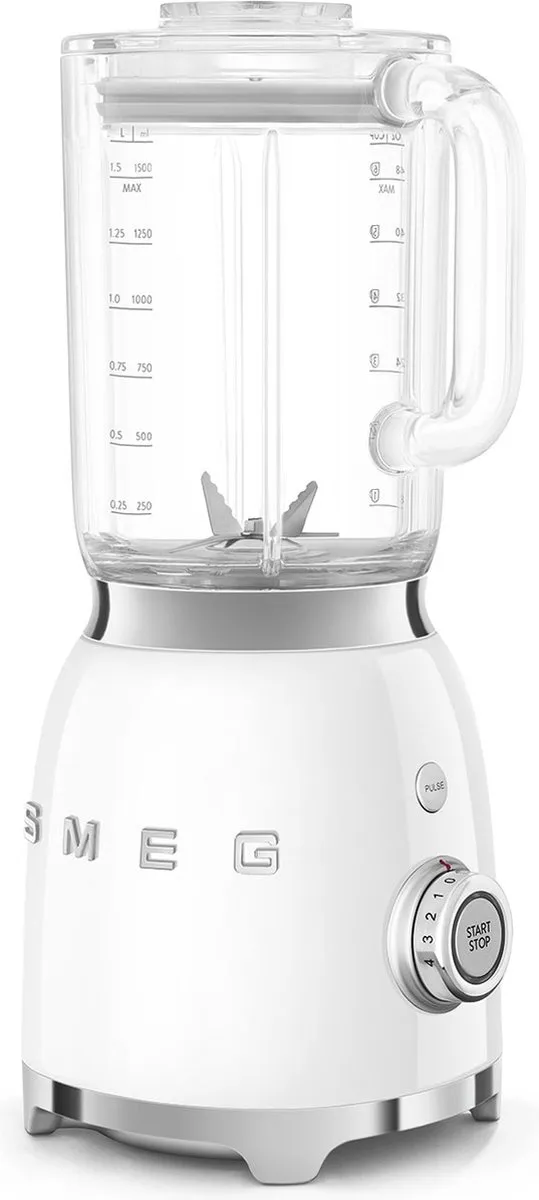 Smeg BLF03WHEU Blender 800W 1,5L - Jaren '50 Stijl - Wit