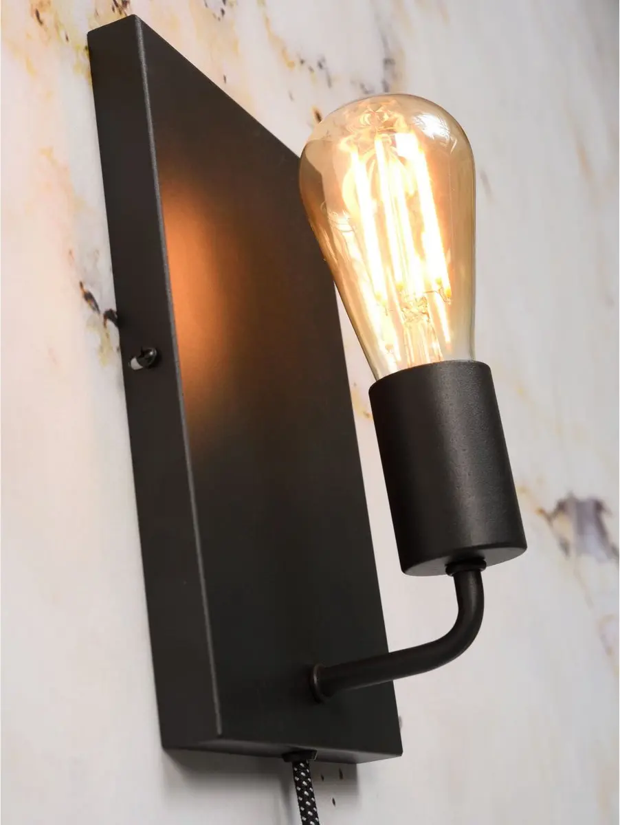 it's about RoMi Wandlamp Madrid - Zwart