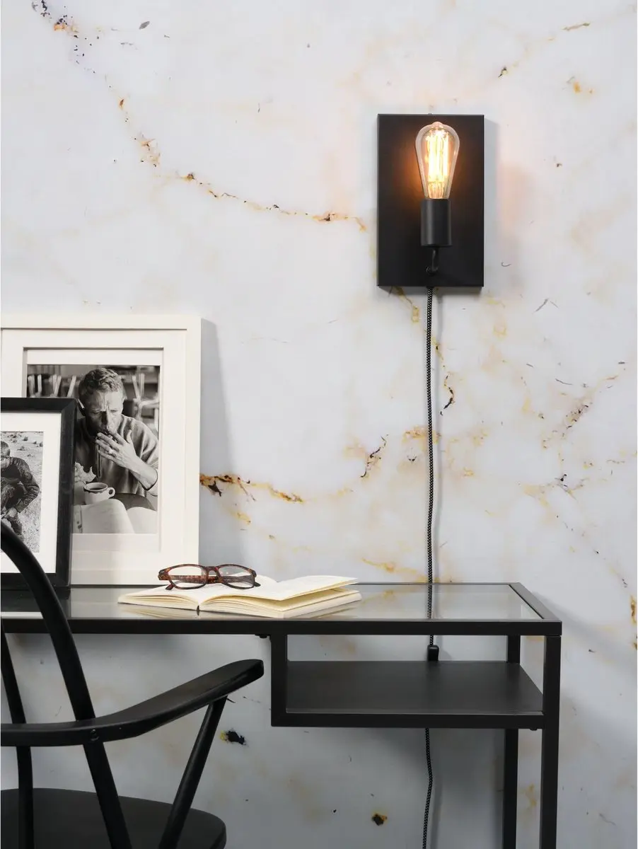 it's about RoMi Wandlamp Madrid - Zwart - afbeelding 6 van 6