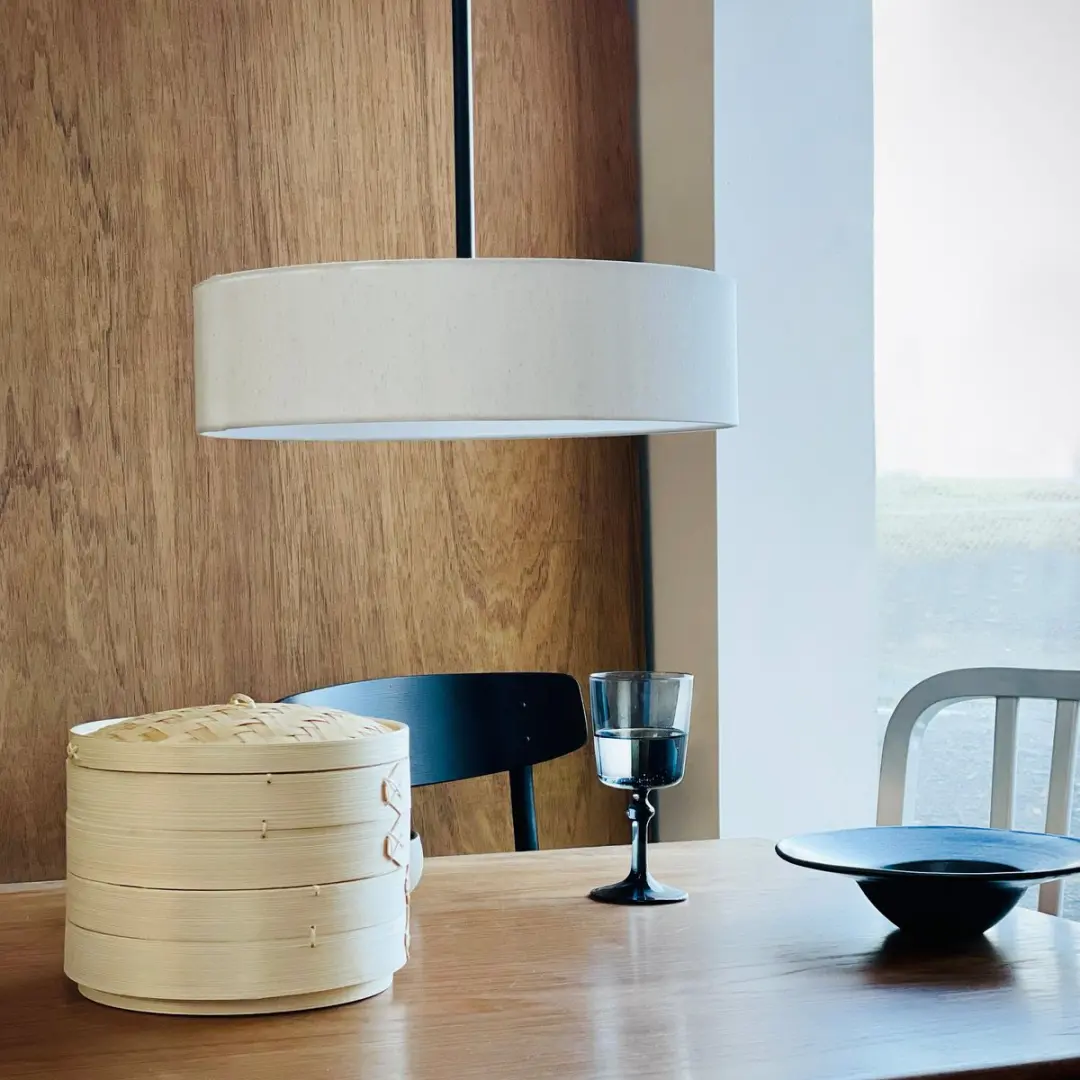 Dyberg Larsen Calix Hanglamp - 3 Lichtpunten - Ø45cm - Nature/Black