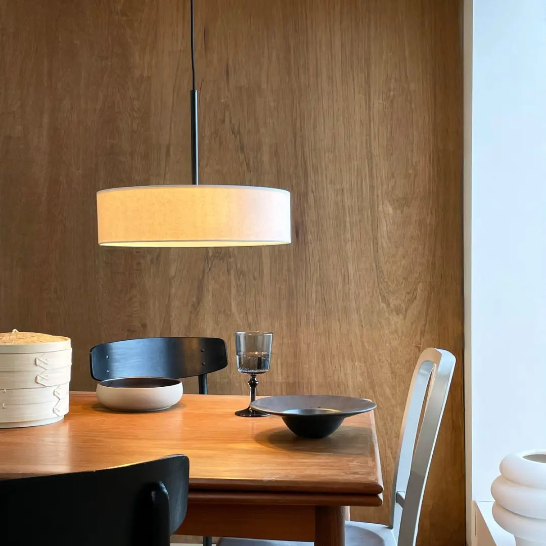 Dyberg Larsen Calix Hanglamp - 3 Lichtpunten - Ø45cm - Nature/Black