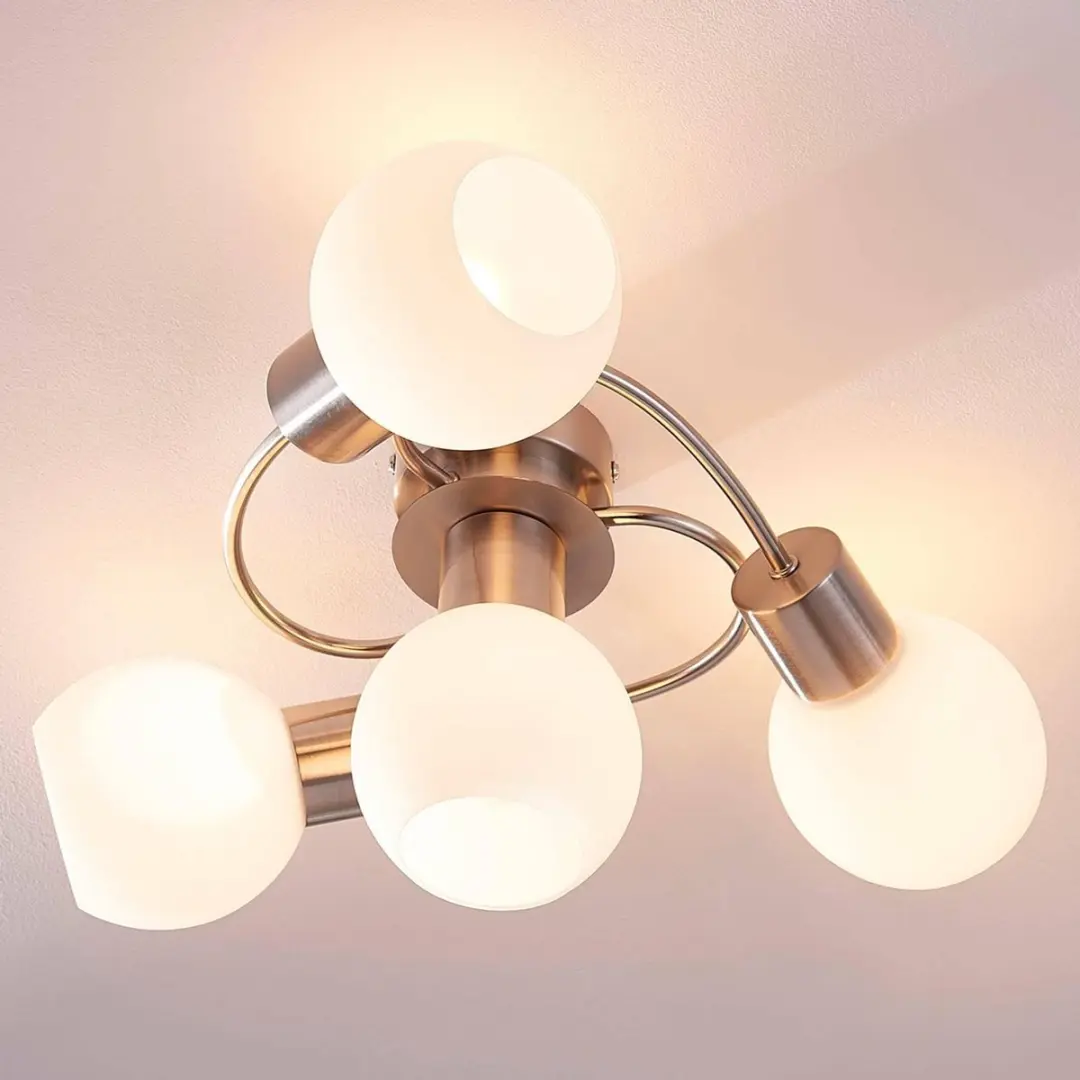 Lindby Plafondlamp 4-licht - Ø43cm - Warm wit