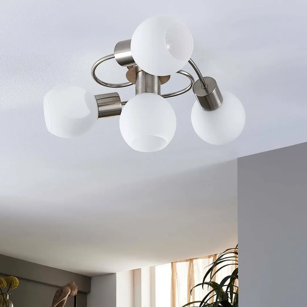 Lindby Plafondlamp 4-licht - Ø43cm - Warm wit