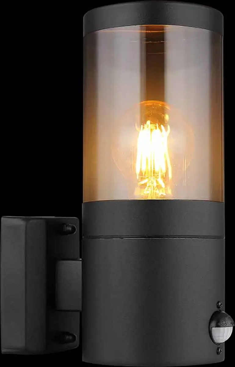 Globo Xeloo Wandlamp 32014BSS - Zwart - afbeelding 6 van 6