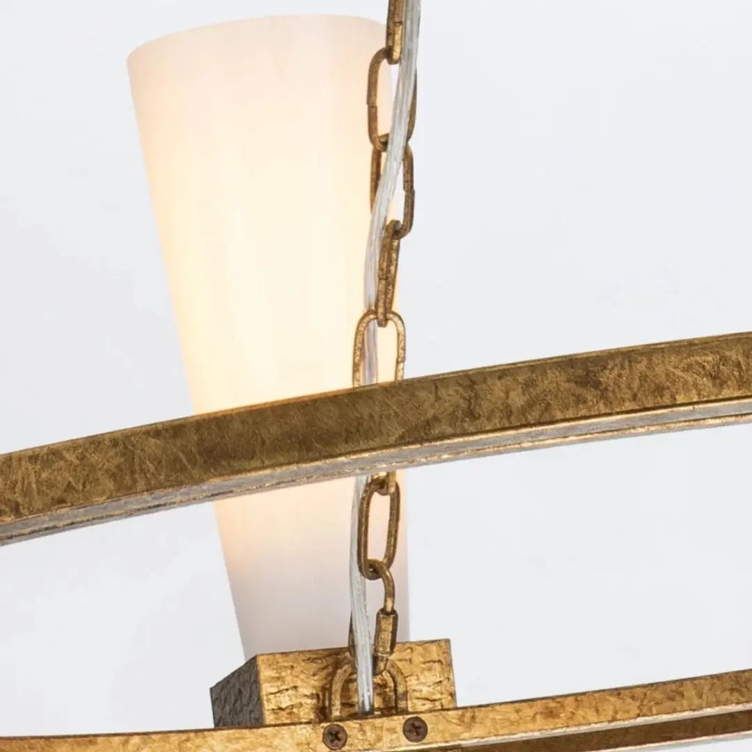 Elstead LED Kroonluchter 4x E27 40W - Goud