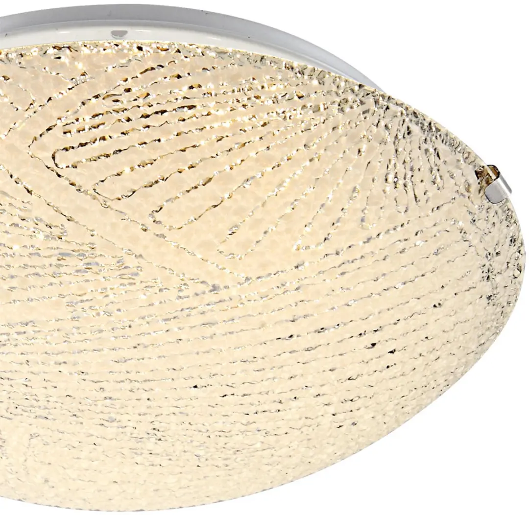 Globo Plafondlamp Metaal Glas Wit 8W 600Lm - afbeelding 6 van 6