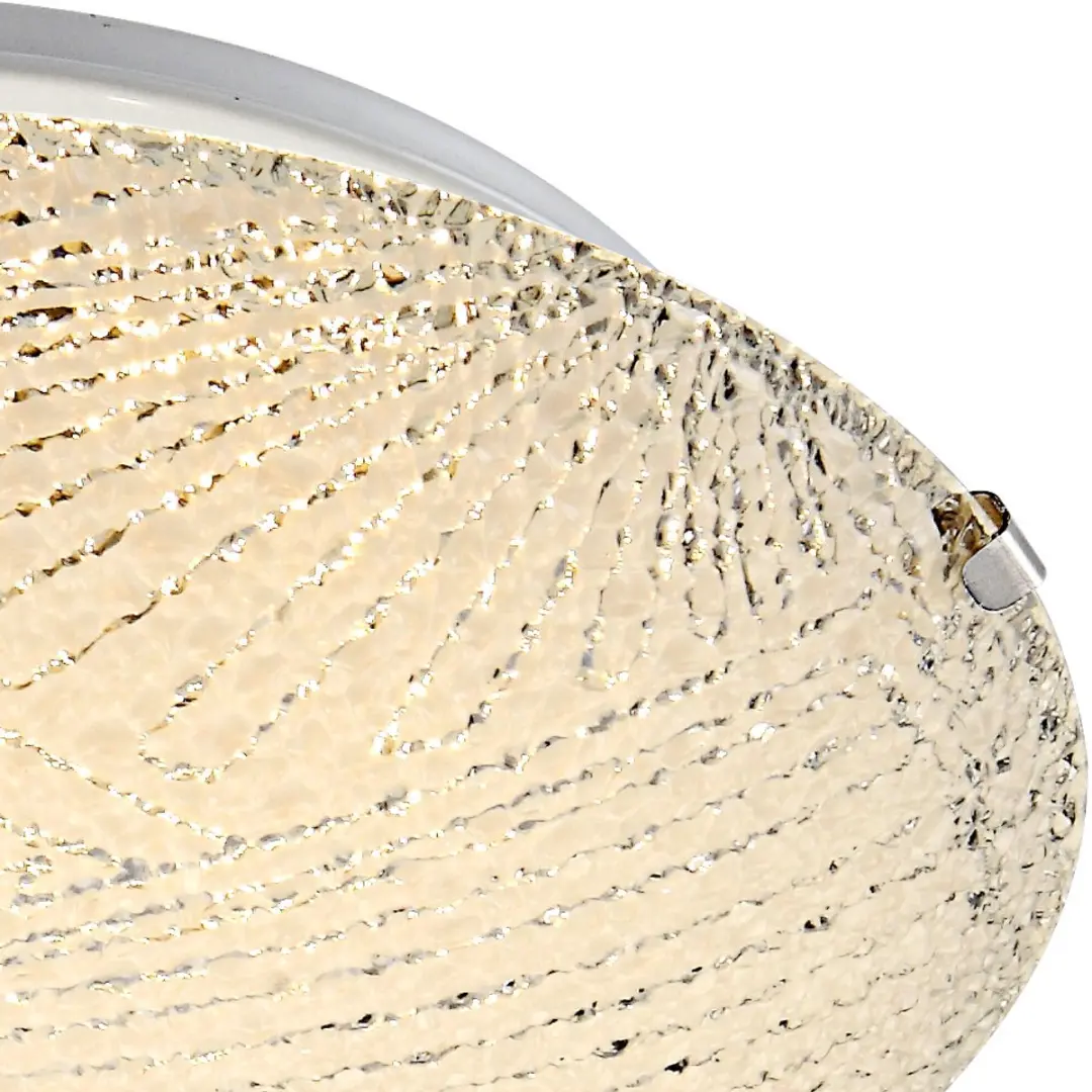 Globo Plafondlamp Metaal Glas Wit 8W 600Lm