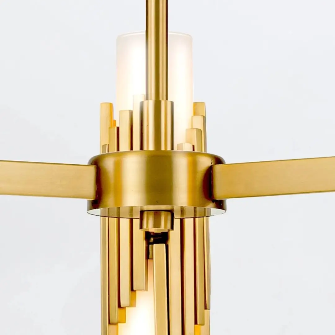 Elstead LED Kroonluchter 6x E27 - 40W - Brons