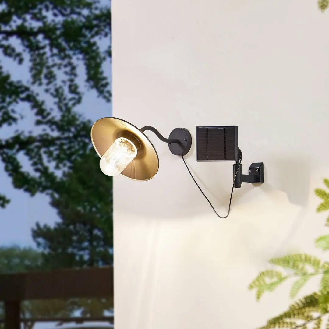 Lindby Solar Buitenlamp 1W - Zwart