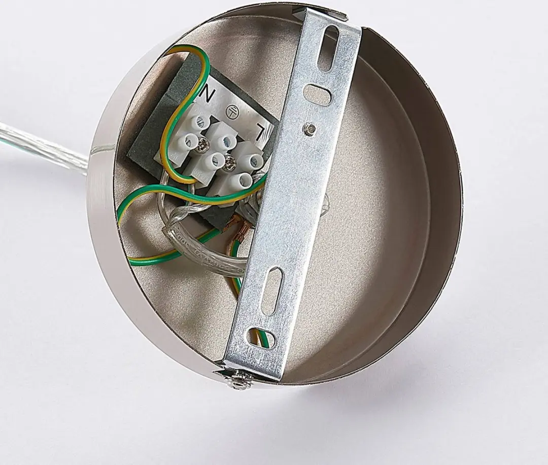 Lindby Hanglamp 3-lichts - 33W - Wit/mat nikkel