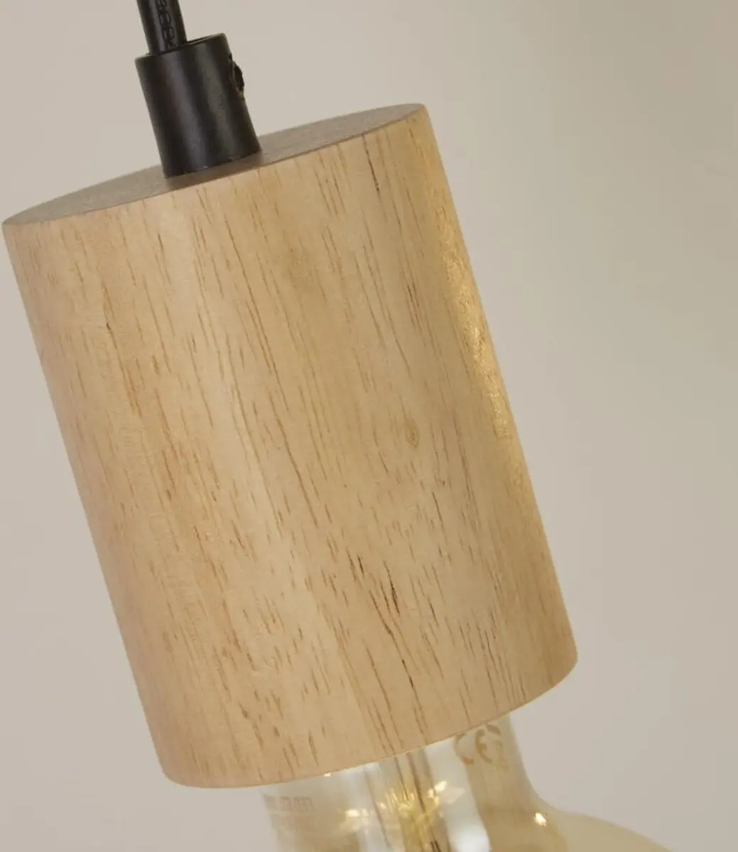 Searchlight Houten Plafondlamp Spinny 5-lichts 50212-5NA