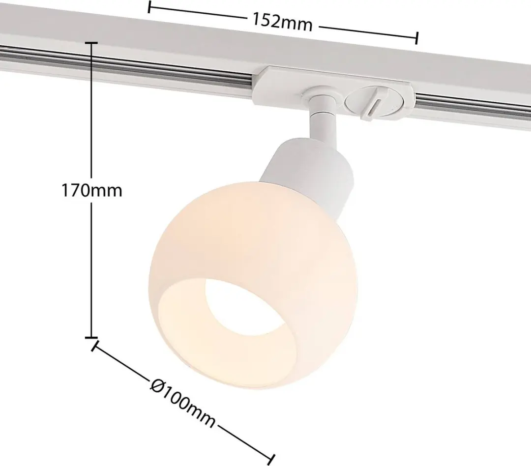 Lindby Railverlichting 1 Licht E14 - 10W - Wit