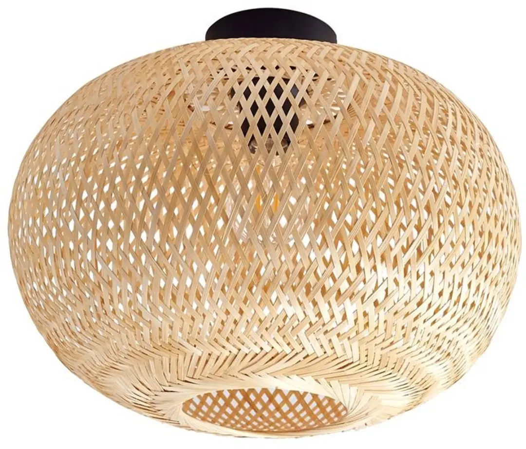 Lindby Plafondlamp Bamboe 1 Licht