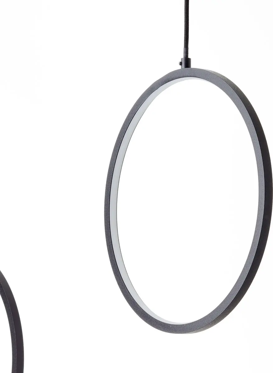 Brilliant Chaumont LED Hanglamp 3-vlammig - 24W - Zwart