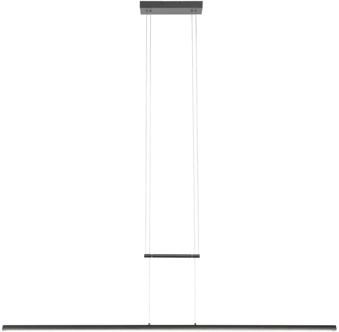Steinhauer Profilo 3318ZW Hanglamp - Zwart - 150cm