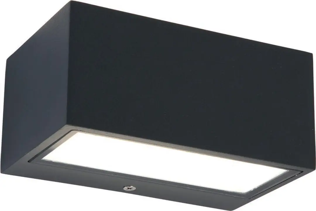 Lutec Gemini Square Small Wandlamp Buiten LED 700 Lumen