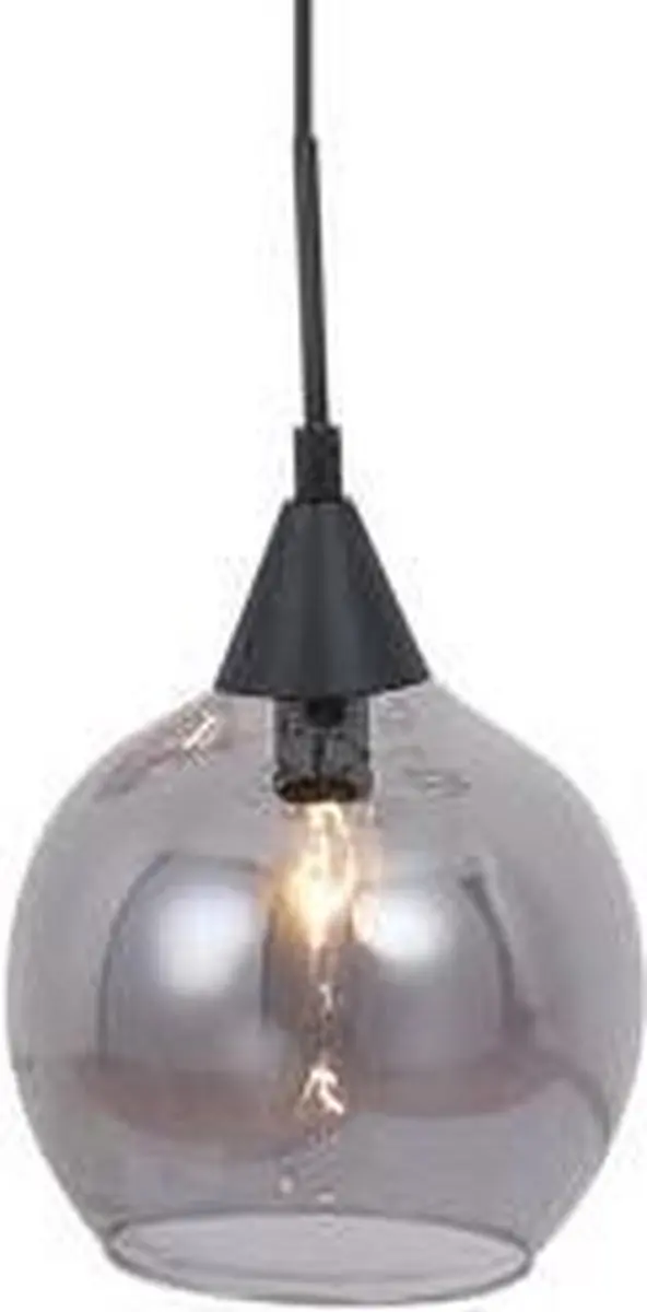 Freelight Macchia 9 Hanglamp - Ø60cm Vide Rookglas Zwart
