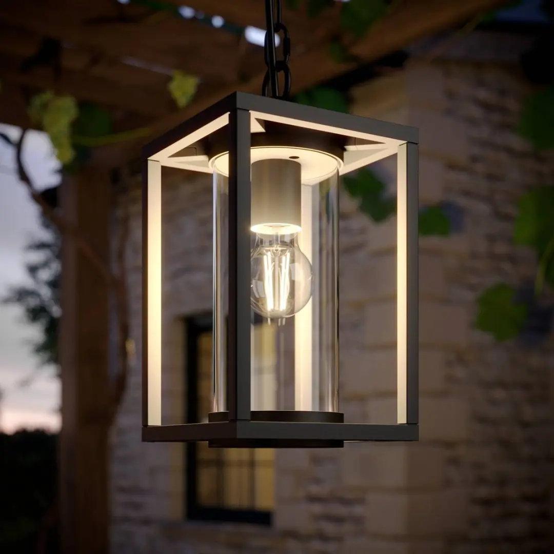 Lucande Hanglamp Buiten 1 Licht E27 - Antraciet