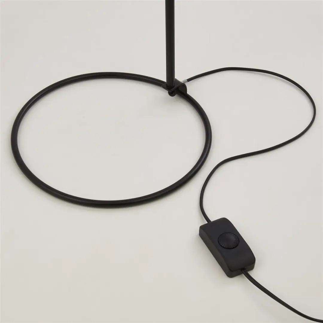 Searchlight Dulwich Vloerlamp - Zwart